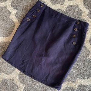 NWT LOFT Purple Skirt 14